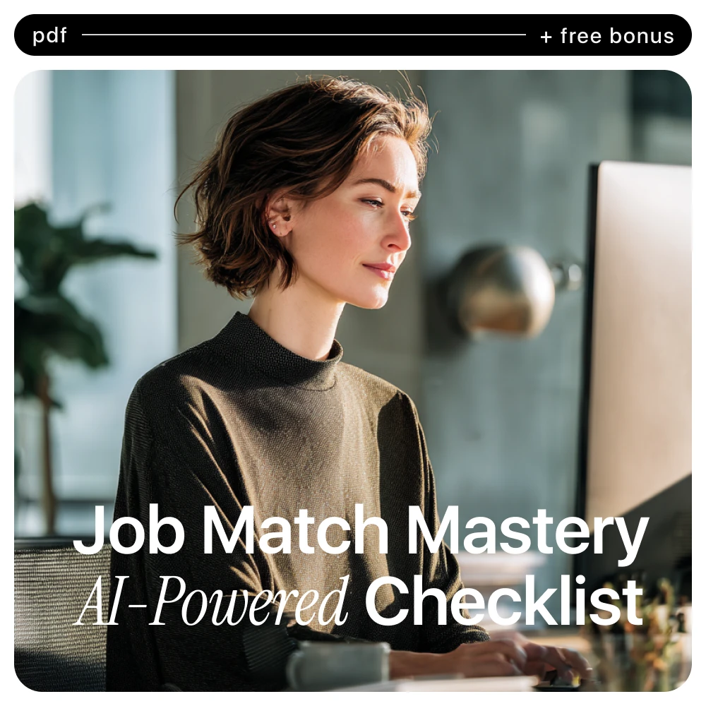 Job Match Mastery: AI-Powered Career Checklist